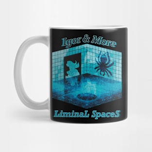 Igor & More Tarantula Liminal Spaces Blue Mug